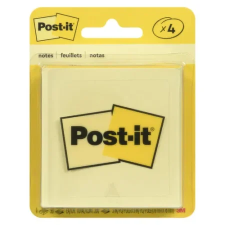 3M - Post-it Notes, 4 Each