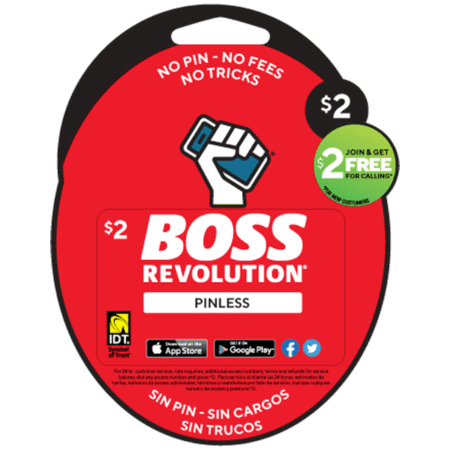 Boss Revolution Pinless Recharge Cards